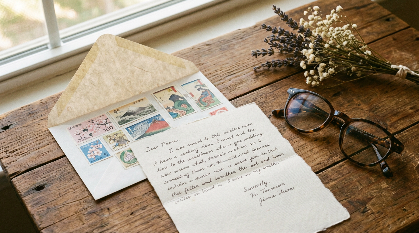 Writing with fountain pen